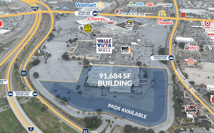 Pictures of Retail property located at 2020 S Expy 83, harlingen, Harlingen, TX 78550 for sales - image #1