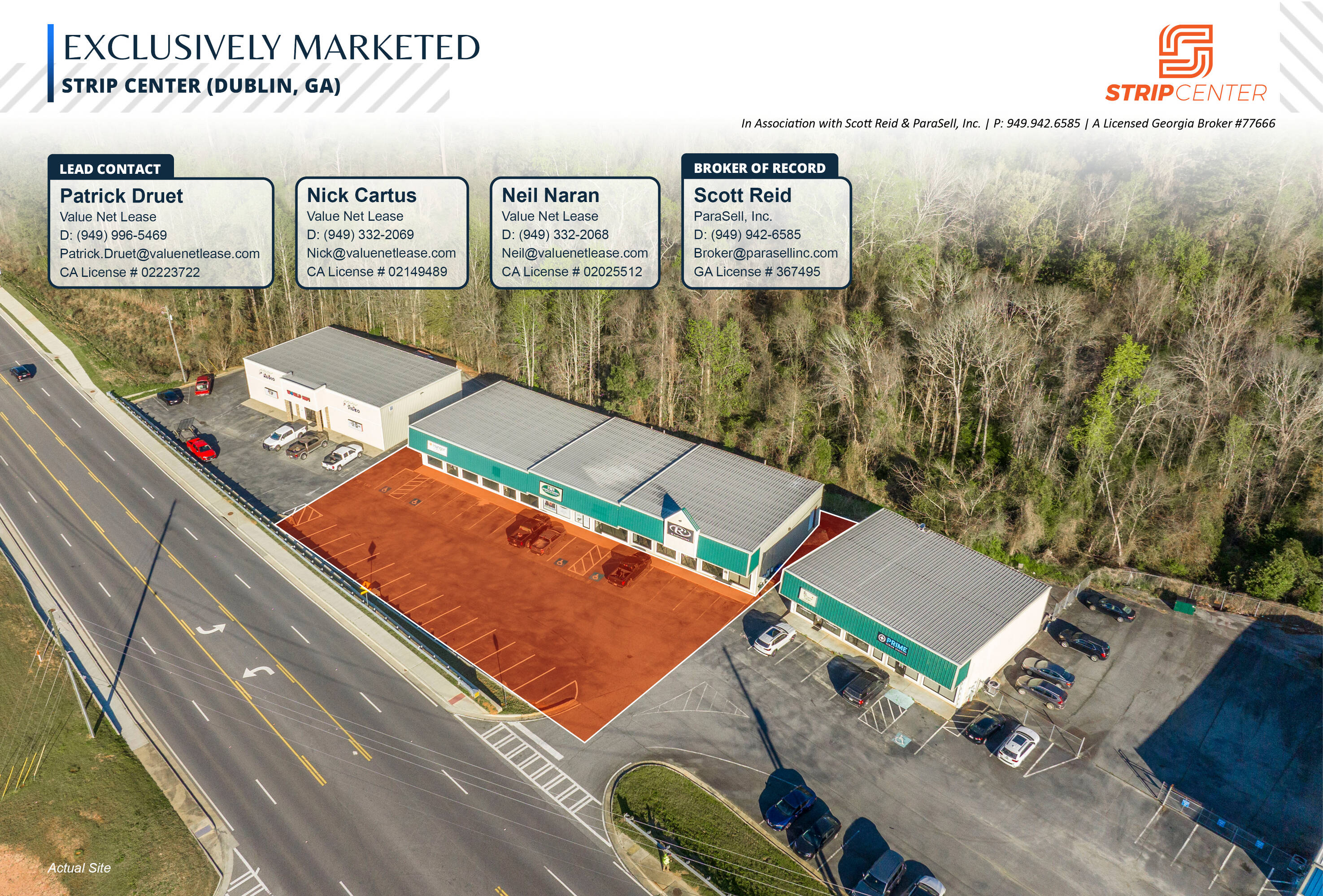 Strip Center | 100% Occupied Multi-Tenant | Dublin, GA
