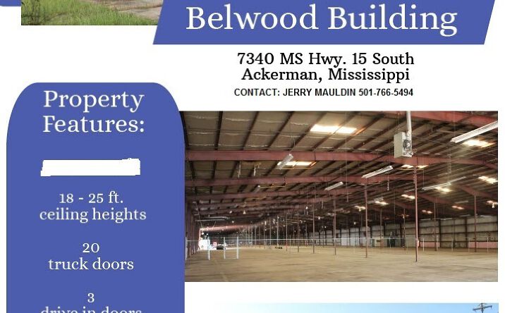Pictures of Industrial, Land, Mixed Use property located at 7340 Bellwood Rd, Ackerman, MS 39735 for sales - image #1