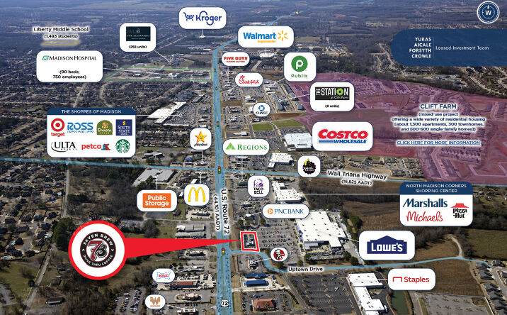Pictures of Retail property located at 101 Uptown Dr, Madison, AL 35758 for sales - image #1