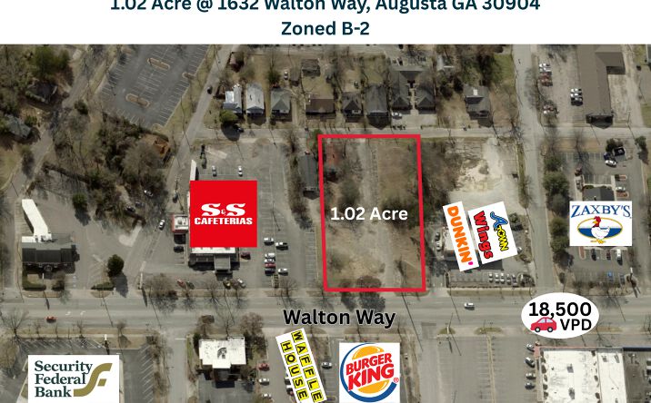 Pictures of Land property located at 1632 Walton Way, Augusta, GA 30904 for sales - image #1