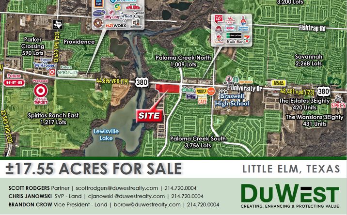 Pictures of Land property located at 26721 E University Dr, Aubrey, TX 76227, USA, Aubrey, TX 76227 for sales - image #1