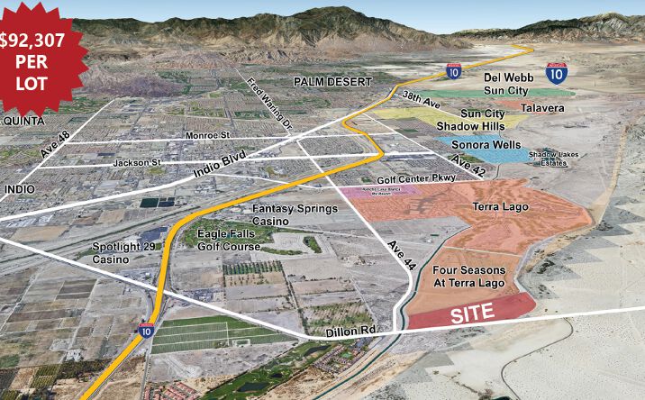 Pictures of Land property located at 44031 Lake Front Dr, Indio, CA 92203 for sales - image #1