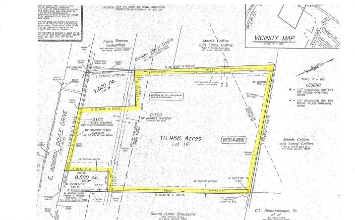Pictures of Land property located at E Admiral Doyle Dr, New Iberia, LA 70560 for sales - image #1