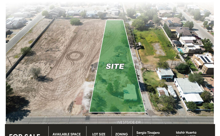 Pictures of Land, Multifamily property located at 5825 Westside Dr, El Paso, TX 79932 for sales - image #1