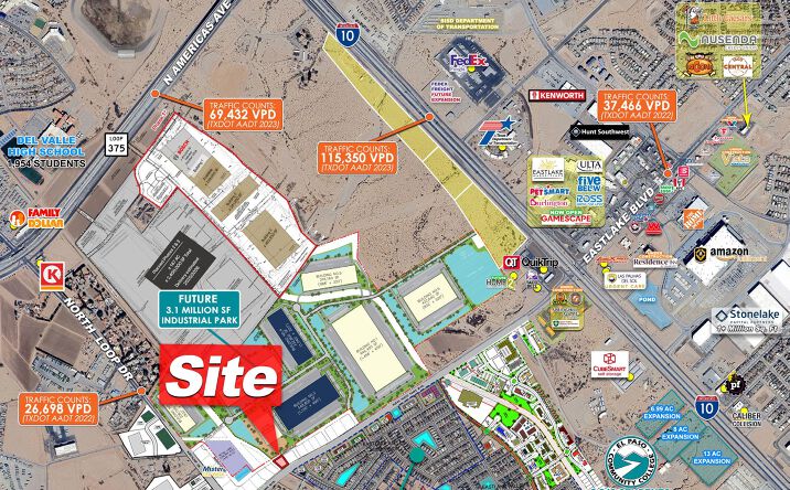 Pictures of Land property located at 761 Market Pl, Socorro, TX 79927 for sales - image #1