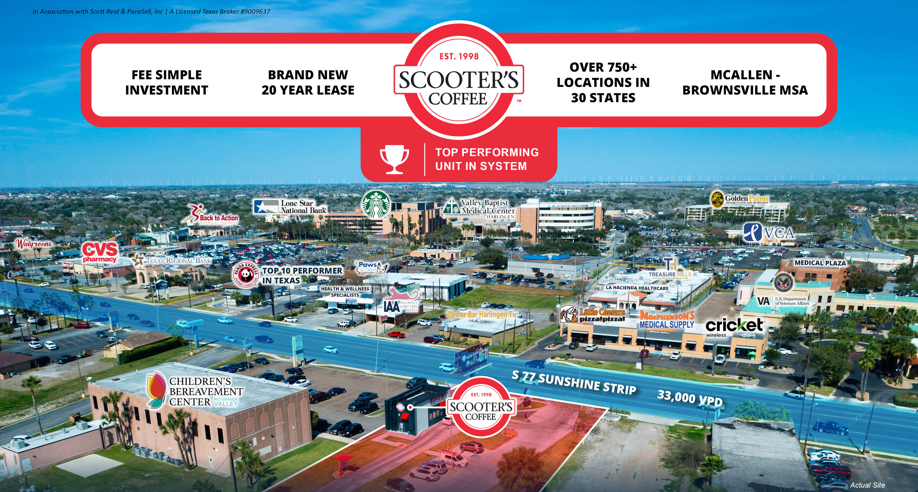 Scooter's Coffee | 20 Yr NNN | Brownsville-McAllen MSA