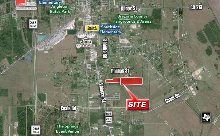 Pictures of Land property located at 2217 Shanks Rd, Angleton, TX 77515 for sales - image #1
