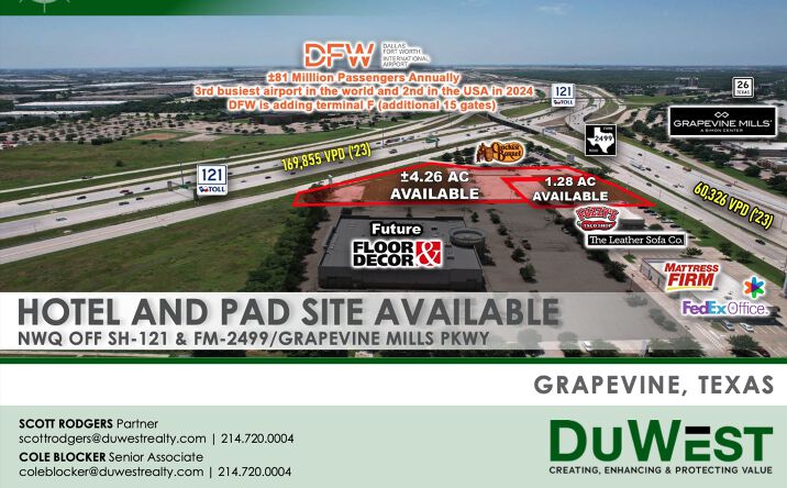 Pictures of Hospitality, Retail property located at 2750 Grapevine Mills Pkwy, Grapevine, TX 76051 for sales - image #1