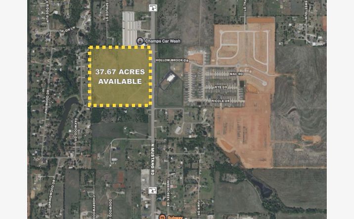Pictures of Land property located at 700 N Mustang Rd, Tuttle, OK 73089 for sales - image #1