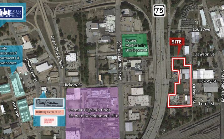 Pictures of Industrial, Land property located at 2633 Ferris St, Dallas, TX 75226 for sales - image #1
