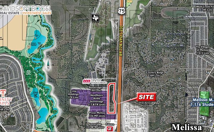 Pictures of Land property located at U.S. 75 & Sunset Canyon Dr, Melissa, TX 75454 for sales - image #1