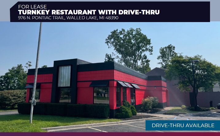 Pictures of Retail property located at 976 N Pontiac Trail, Walled Lake, MI 48390 for sales - image #1