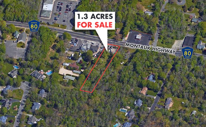 Pictures of Land property located at 158 Montauk Highway, Moriches, NY 11955 for sales - image #1