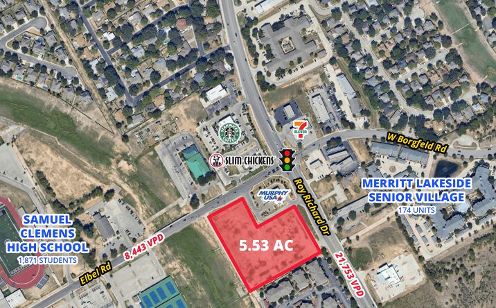 Pictures of Land property located at 1100 Elbel Rd, Schertz, TX 78154 for sales - image #1
