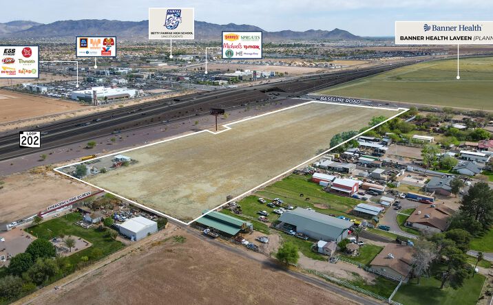 Pictures of Land property located at NWC Loop 202 & Baseline Road, Laveen, AZ 85339 for sales - image #1