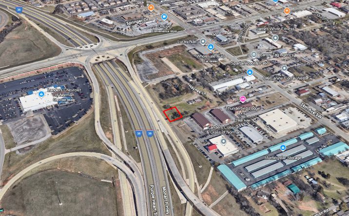 Pictures of Land property located at I-35 and Lindsey St, Norman, OK 73071 for sales - image #1