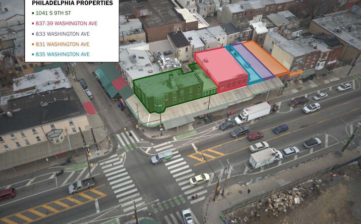 Pictures of Industrial, Mixed Use property located at 1041-43 S 9th St & 831-39 Washington Ave, Philadelphia, PA 19147 for sales - image #1