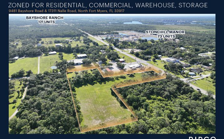 Pictures of Multifamily, Land, Self Storage property located at 9481 Bayshore Rd, North Fort Myers, FL 33917, 17311 Nalle Road, North Fort Myers, FL 33917 for sales - image #1
