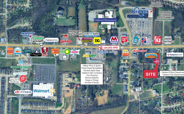 Pictures of Land, Retail property located at 7370 US-64, Oakland, TN 38060 for sales - image #1
