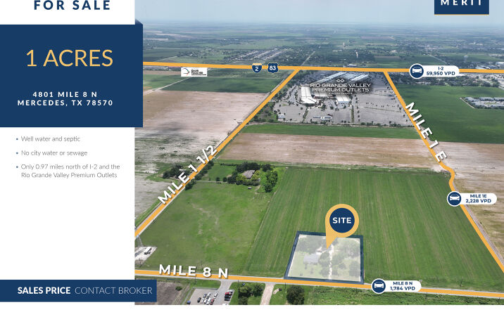Pictures of Land, Retail property located at 4801 Mile 8 N, Mercedes, TX 78570 for sales - image #1