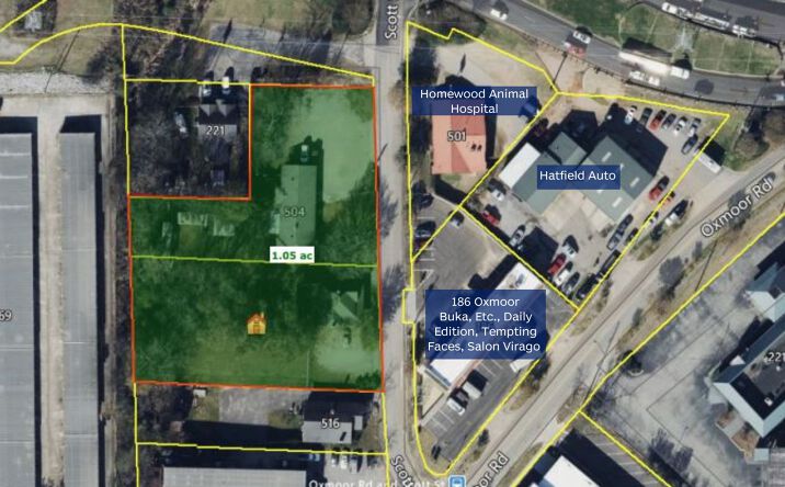 Pictures of Land, Mixed Use, Multifamily, Retail, Special Purpose property located at 504 Scott St, Birmingham, AL 35209 for sales - image #1