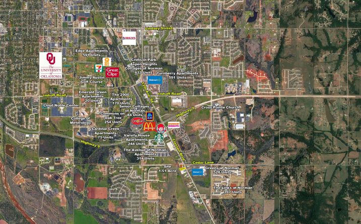 Pictures of Land property located at 3614-3622 Classen Boulevard, Norman, OK 73071 for sales - image #1