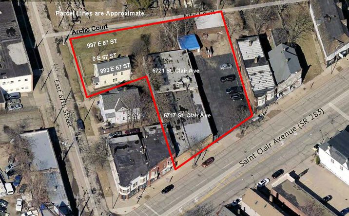Pictures of Mixed Use property located at 6717- 6721 St Clair Ave, Cleveland, OH 44103, 993 East 67th St, Cleveland, OH 44103, 987 East 67th Street & Arctic Court, Cleveland, OH 44103, East 67th St, Cleveland, OH 44103 for sales - image #1
