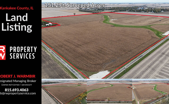 Pictures of Land property located at 4679 S 13000W Rd, Herscher, IL 60941 for sales - image #1
