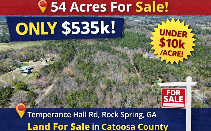 Pictures of Land property located at Temperance Hall Rd, Rock Spring, GA 30739 for sales - image #1