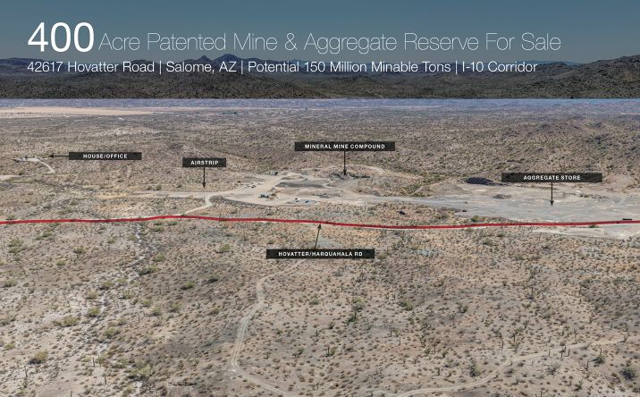 Pictures of Land property located at 42617 Hovatter Rd, Salome, AZ 85348 for sales - image #1