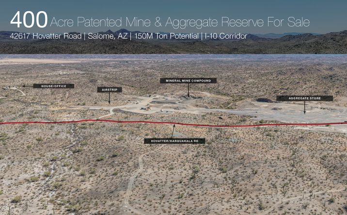 Pictures of Land property located at 42617 Hovatter Rd, Salome, AZ 85348 for sales - image #1