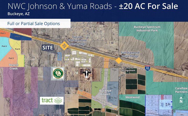 Pictures of Land property located at S Johnson Road & W Yuma Road, Buckeye, AZ, Buckeye, AZ 85396 for sales - image #1