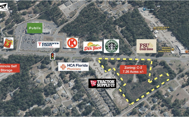 Pictures of Land property located at 2446 Crawfordville Highway, Crawfordville, Florida 32327, Crawfordville, FL 32327 for sales - image #1
