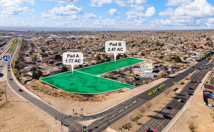 Pictures of Retail, Land property located at 601 Juan Tabo Boulevard Northeast, Albuquerque, NM 87123 for sales - image #1