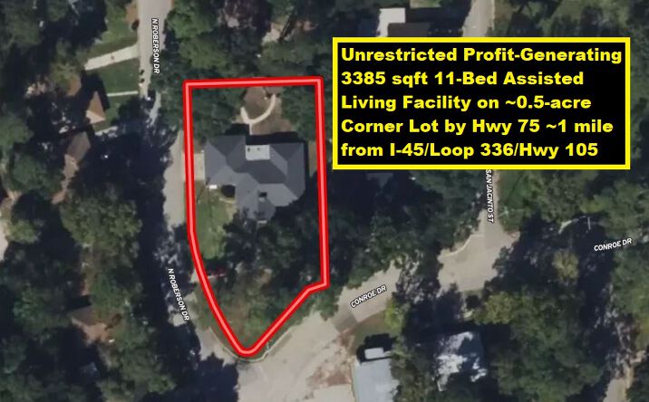 Pictures of Multifamily, Senior Living property located at 302 Conroe Dr, Conroe, TX 77301 for sales - image #1