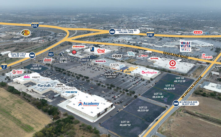 Pictures of Land, Retail property located at 2713 West Expressway 83, Harlingen, TX, USA, Harlingen, TX 78552 for sales - image #1