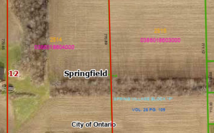 Pictures of Land property located at Lot 2 Spring Village Lane, Ontario, OH 44906 for sales - image #1