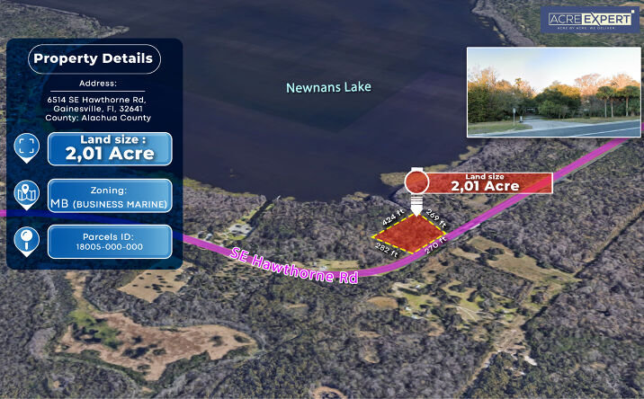 Pictures of Land property located at 6514 SE Hawthorne Rd, Gainesville, FL 32641 for sales - image #1