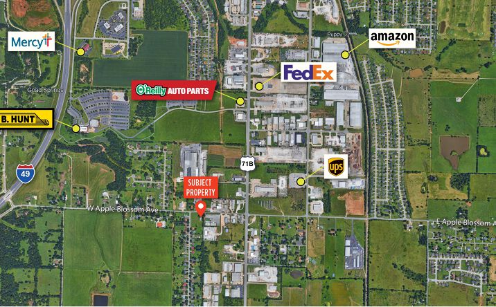 Pictures of Industrial property located at 107 W Apple Blossom Ave, Lowell, AR 72745 for sales - image #1