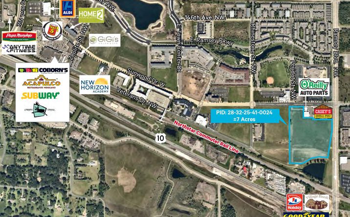 Pictures of Land property located at Ransey Blvd NW & Sunwood Dr, Ramsey, MN 55303 for sales - image #1
