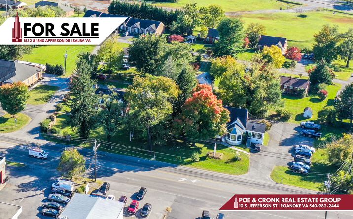 Pictures of Land, Office property located at 1540 Apperson Dr & 1532 Apperson Dr, Salem, VA 24153 for sales - image #1