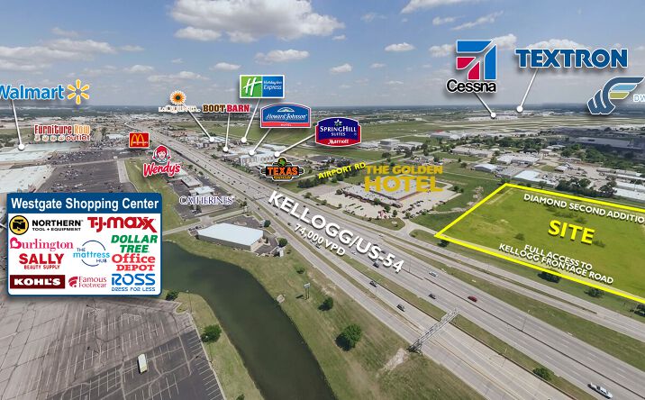 Pictures of Land property located at 7101 W Kellogg Dr, Wichita, KS 67209 for sales - image #1