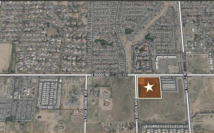 Pictures of Land property located at SEC of Rodeo and Kadota, Casa Grande, AZ 85122 for sales - image #1