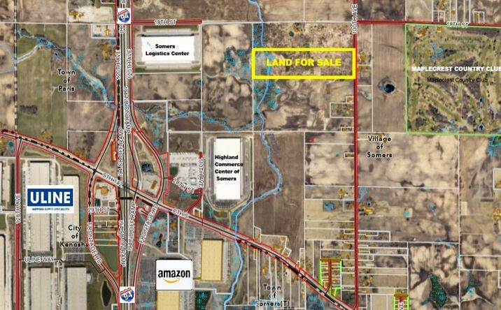 Pictures of Land property located at East Side of 100th Avenue Just South of 18th St, Kenosha, WI 53171 for sales - image #1