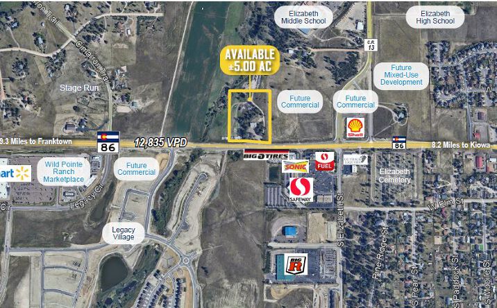 Pictures of Land property located at 2733 State Highway 86, Elizabeth, CO 80107 for sales - image #1