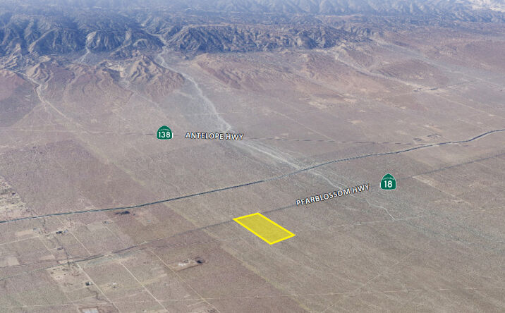 Pictures of Land property located at Pearblossom Hwy, Palmdale, CA 93544 for sales - image #1