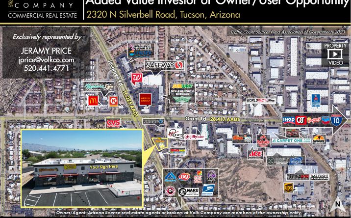 Pictures of Retail property located at 2320 N Silverbell Rd, Tucson, AZ 85745 for sales - image #1