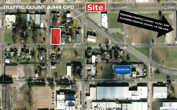 Pictures of Office, Mixed Use, Land property located at 1425 NW 6th Street, Oklahoma City, OK 73106, 1429 NW 6th Street, Oklahoma City, OK 73106, 712 N. Brauer Avenue, Oklahoma City, OK 73106 for sales - image #1