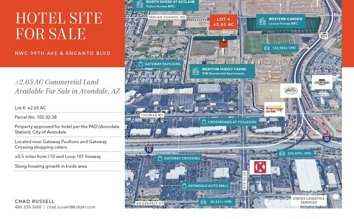 Pictures of Land property located at 9950 West Encanto Boulevard, avondale, AZ 85392 for sales - image #1